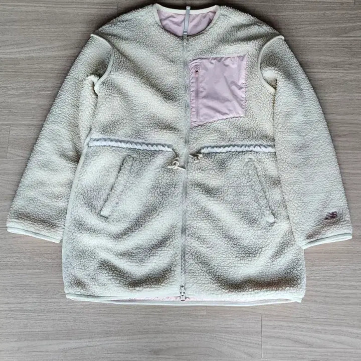 [SOLD OUT] (새상품급)(시착제품)(여성용)(뉴발란스) 플리스 양면/뽀글이 자켓
