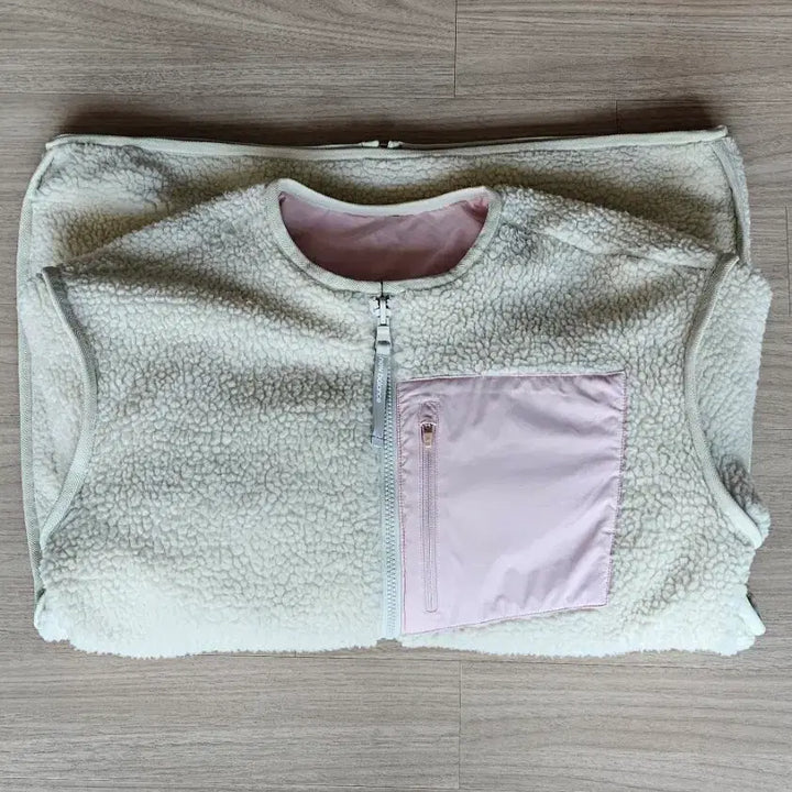 [SOLD OUT] (새상품급)(시착제품)(여성용)(뉴발란스) 플리스 양면/뽀글이 자켓