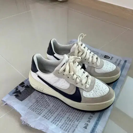 [BUNJANG] Nike Air Force 1 Platform White Navy Women&