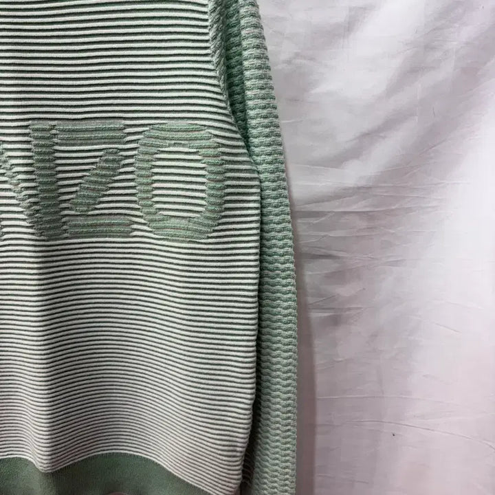 [BUNJANG] Kenzo Mint Striped Knit Sweater / 겐조 민트 스트라이프 니트M/55~66사이즈(정품)