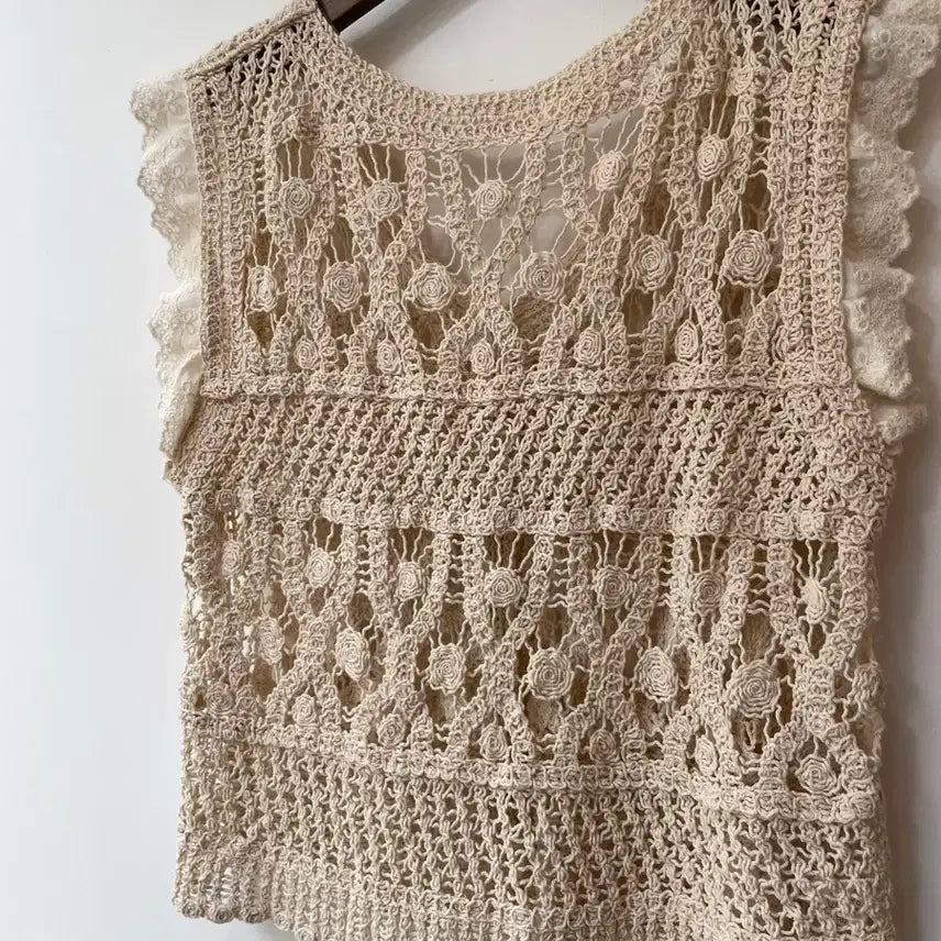 [BUNJANG] YOYIBABY Crochet Lace Cardigan / YOYIBABY 크로셰 레이스 가디건