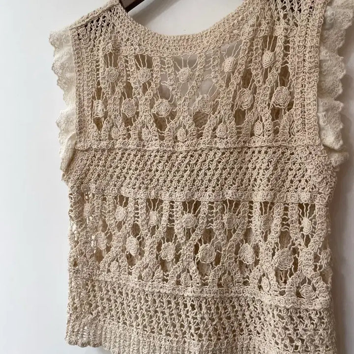 [BUNJANG] YOYIBABY Crochet Lace Cardigan / YOYIBABY 크로셰 레이스 가디건