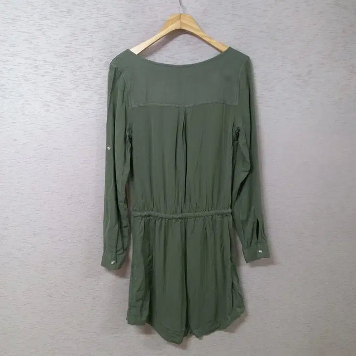 [BUNJANG] American Eagle Outfitters Khaki Waist Band Dress / B4-28/아메리칸이글아웃피터스 허리밴딩 카키 원피스 새제품 여성