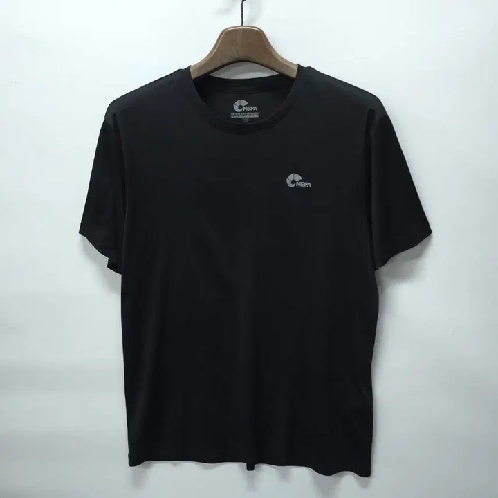 [SOLD OUT] 네파 남성 기능성 로고 반팔 티셔츠 블랙 (사이즈 110/XXL)