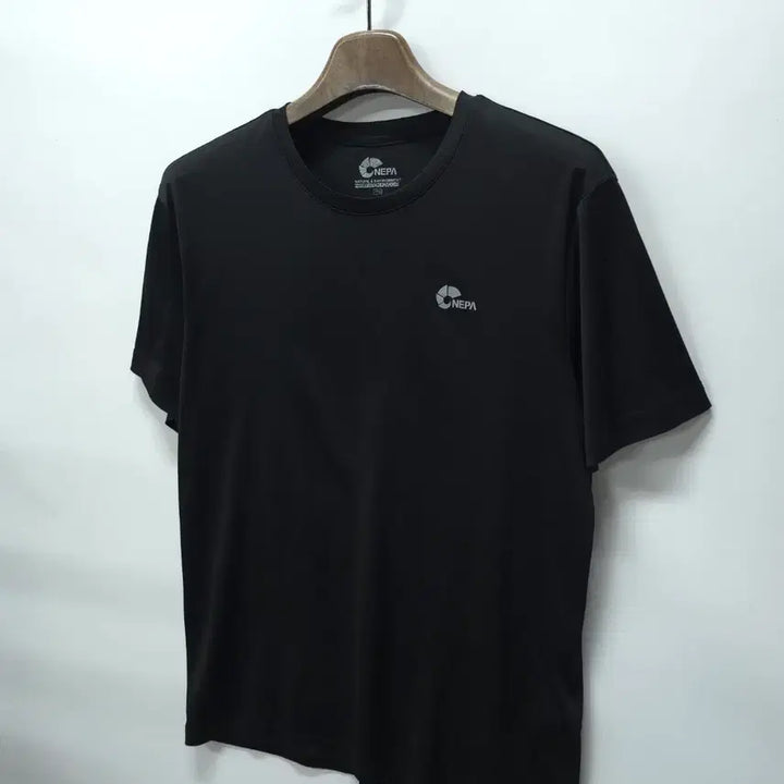 [SOLD OUT] 네파 남성 기능성 로고 반팔 티셔츠 블랙 (사이즈 110/XXL)