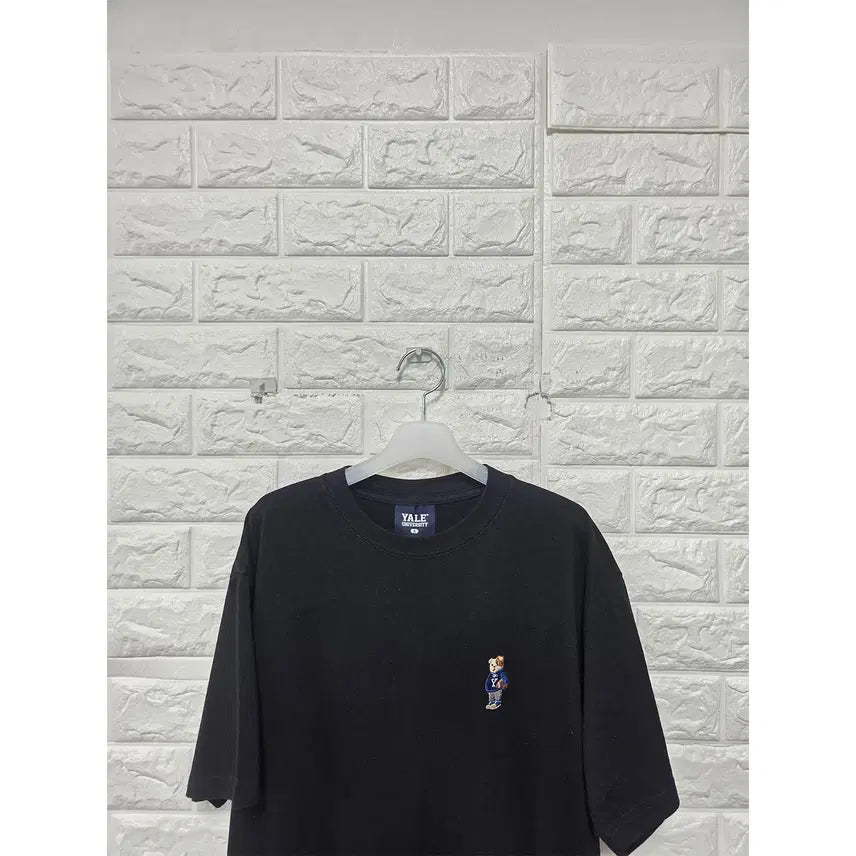 [BUNJANG] Yale C978 Black Short Sleeve T-shirt / M 예일 YALE 블랙 반팔 티셔츠 C978