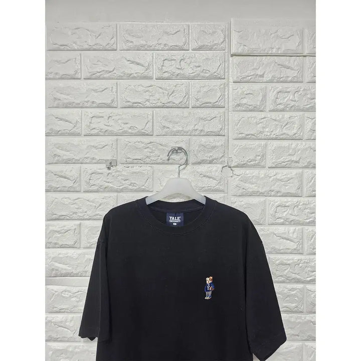 [BUNJANG] Yale C978 Black Short Sleeve T-shirt / M 예일 YALE 블랙 반팔 티셔츠 C978