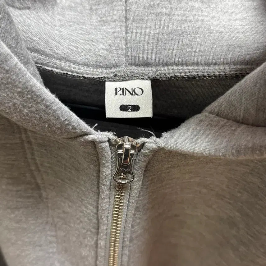 [BUNJANG] FINE.O Neoprene Crop Hoodie Zip-up / 파인오 네오프렌 크롭 후드 집업