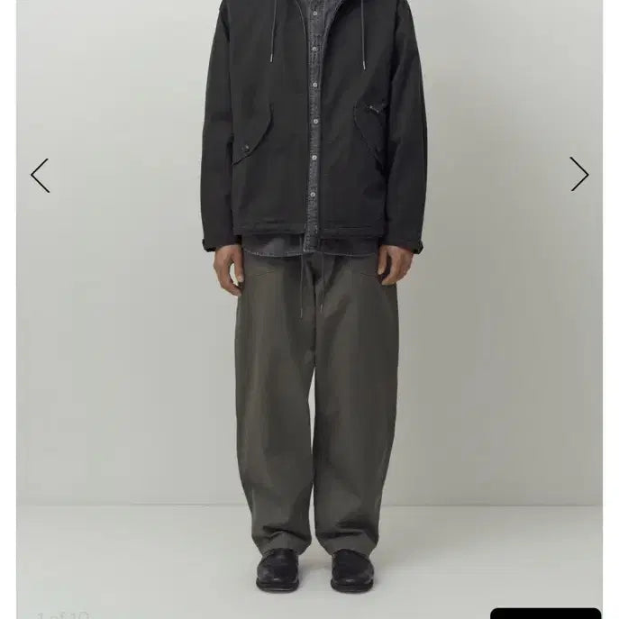 [BUNJANG] 26ss Rough Side Hill Parka Charcoal 1 Size / 26ss 러프사이드 힐파카 차콜 1사이즈