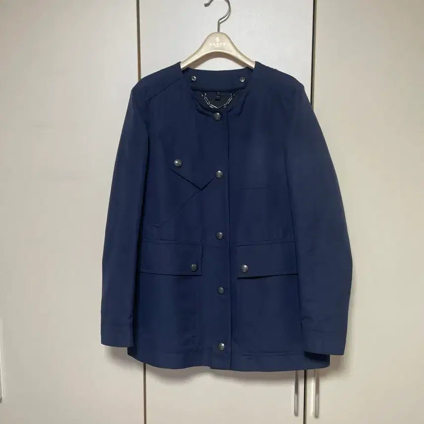 [BUNJANG] Belstaff Navy Hooded Jacket / Belstaff 벨스타프 여성 네이비 후드 자켓 38 (55)
