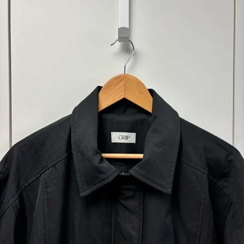 [BUNJANG] Grip Black Blouson Jacket / 그립 grip 블랙 블루종 점퍼