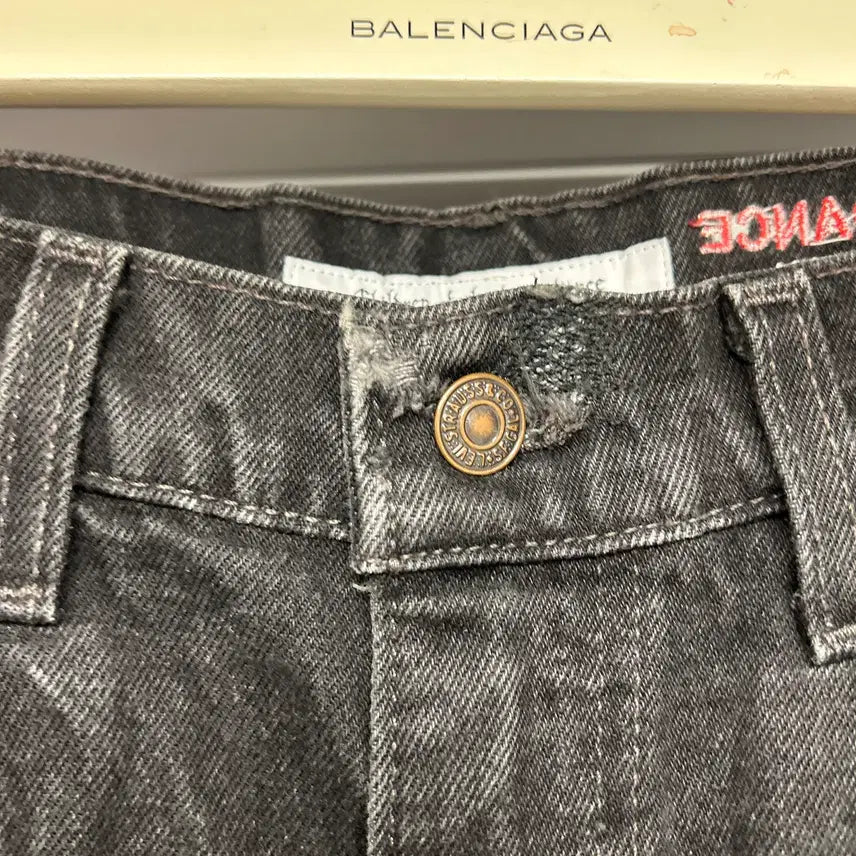 [BUNJANG] Children of the Discotheque 22 Patch Embroidered Black Denim Pants / 칠드런오브더 디스코댄스 22패치 자수 흑청 데님 1