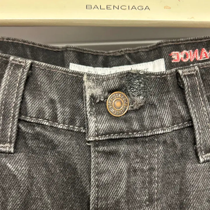 [BUNJANG] Children of the Discotheque 22 Patch Embroidered Black Denim Pants / 칠드런오브더 디스코댄스 22패치 자수 흑청 데님 1