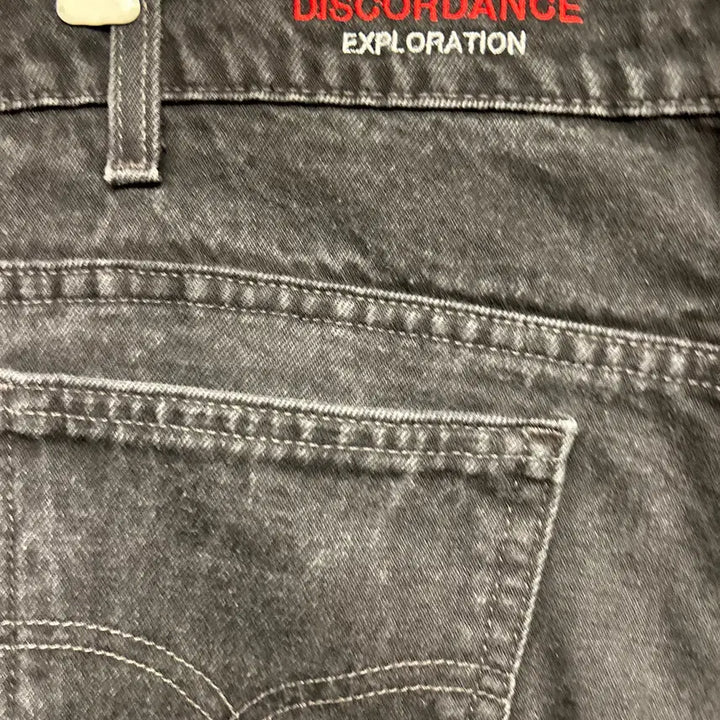 [BUNJANG] Children of the Discotheque 22 Patch Embroidered Black Denim Pants / 칠드런오브더 디스코댄스 22패치 자수 흑청 데님 1