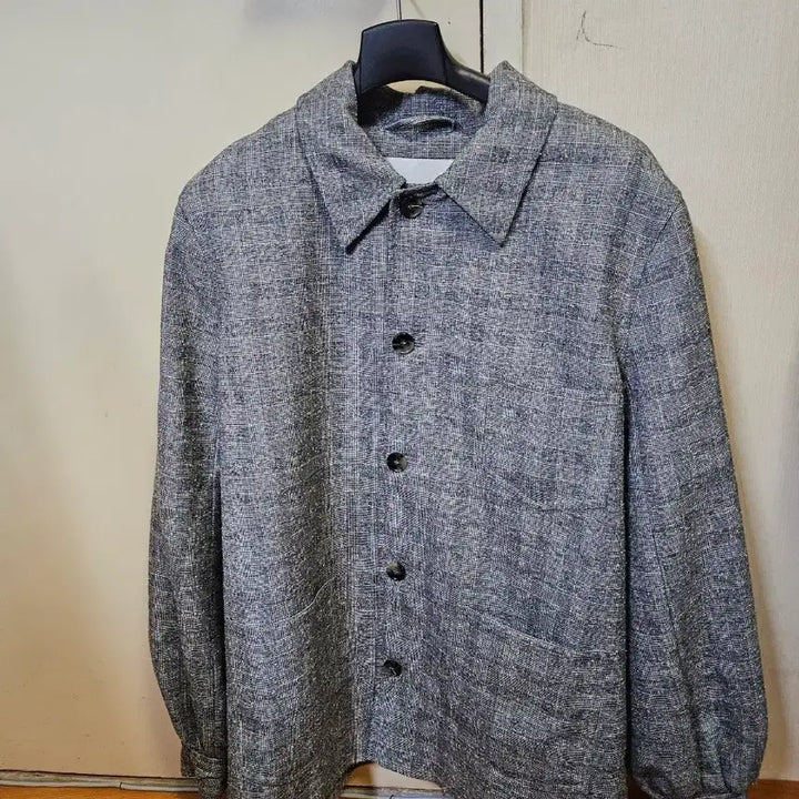 [BUNJANG] GANNI Tweed Wool Jacket / 55) 가니 GANNI 트위드 울 자켓