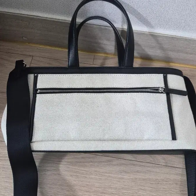 [BUNJANG] KUHO Ivory Tote/Shoulder Bag / 구호 KUHO 아이보리 토트백 숄더백