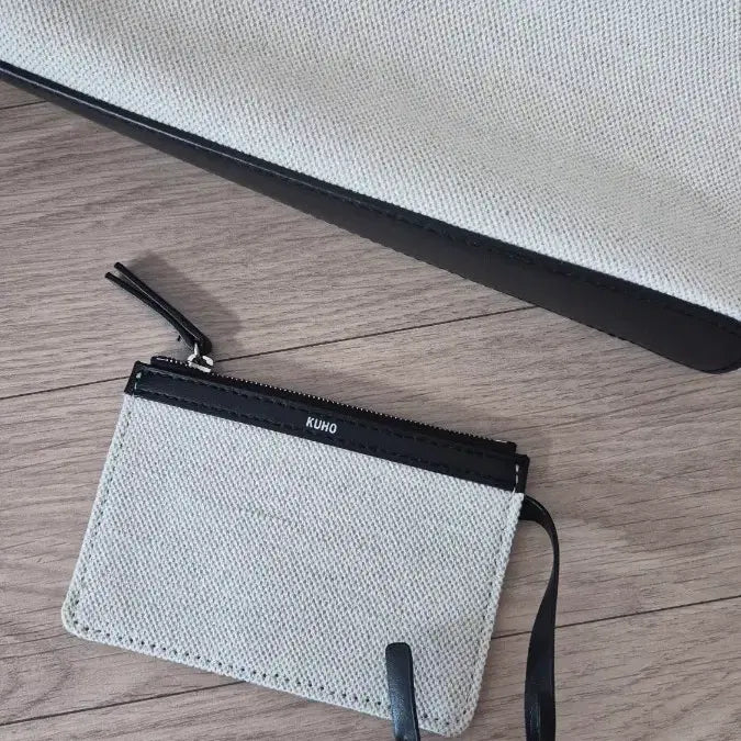 [BUNJANG] KUHO Ivory Tote/Shoulder Bag / 구호 KUHO 아이보리 토트백 숄더백