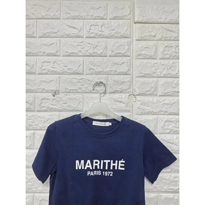 [BUNJANG] Marithe Francois Girbaud Navy Short Sleeve T-shirt / S 마리떼프랑소와저버 네이비 반팔 티셔츠 C980