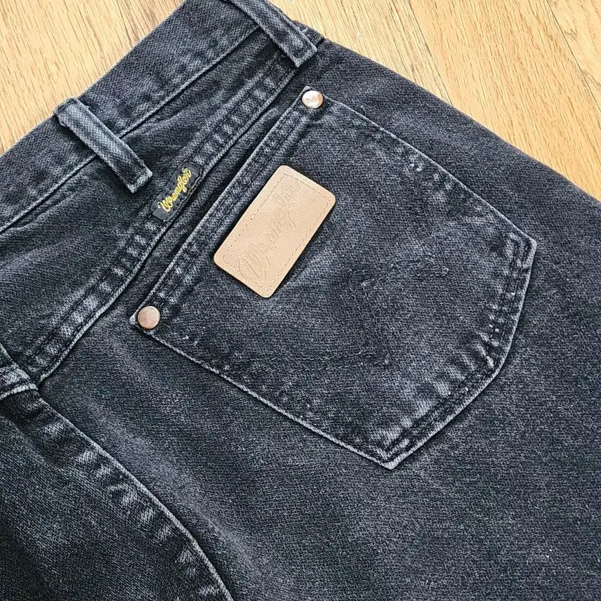 [BUNJANG] Wrangler Vintage Black Denim Jeans / usa 빈티지 랭글러 흑청 34x32 판매합니다.
