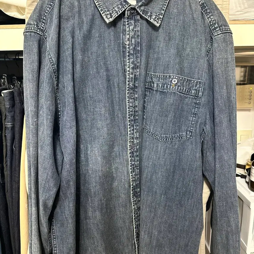 [BUNJANG] Sieries Denim Shirt / 시리즈 데님 남방 110