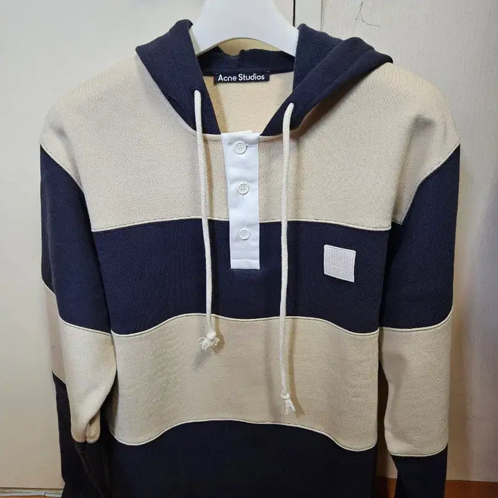 [BUNJANG] Acne Studios Striped Rugby Hoodie / 100 ~ 105) 아크네 스튜디오 스트라이프 럭비 후드티