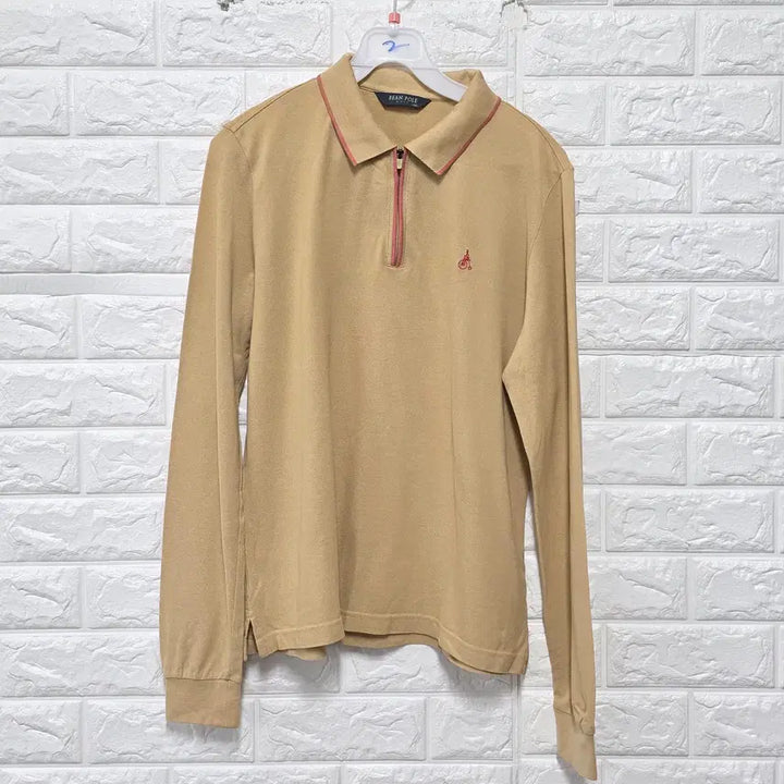 [BUNJANG] Beanpole Beige Polo Shirt / 100 빈폴 베이지 카라티 C982