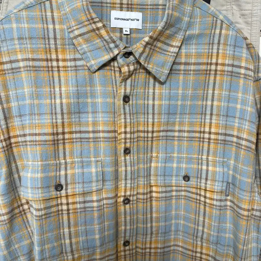 [BUNJANG] ESPIONAGE Checkered Shirt XL / ESPIONAGE 체크 셔츠 XL