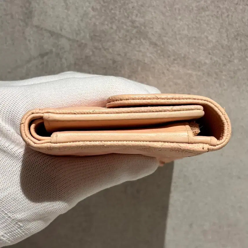 [BUNJANG] Chanel Caviar Flap Wallet / { OS / 신형 } 샤넬 캐비어 플랩 반지갑