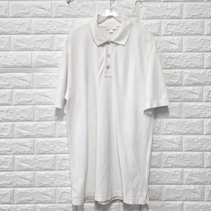 [BUNJANG] COS White Collar Short Sleeve T-shirt / L 코스 COS 화이트 카라 반팔티셔츠 C983