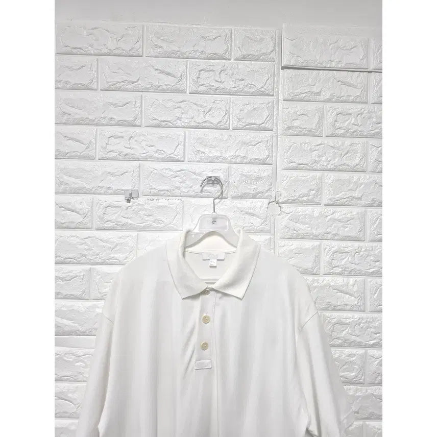 [BUNJANG] COS White Collar Short Sleeve T-shirt / L 코스 COS 화이트 카라 반팔티셔츠 C983