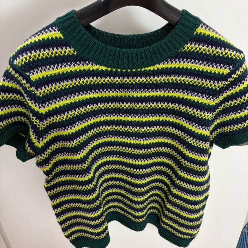 [BUNJANG] YMC Stripe Knit Top / YMC 반팔 니트