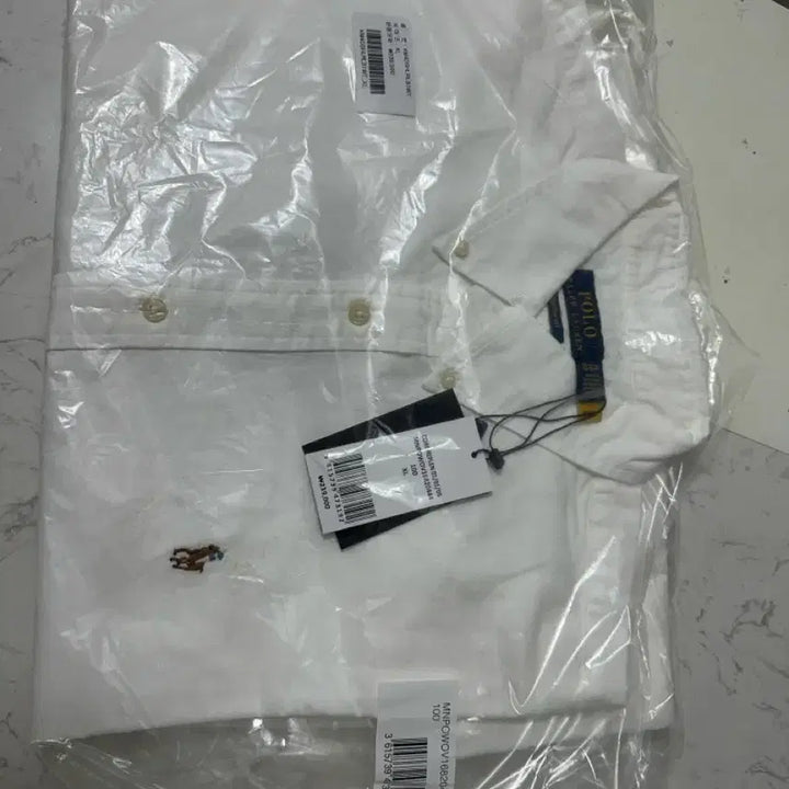 [SOLD OUT] 폴로 화이트 옥스포드 셔츠   XL