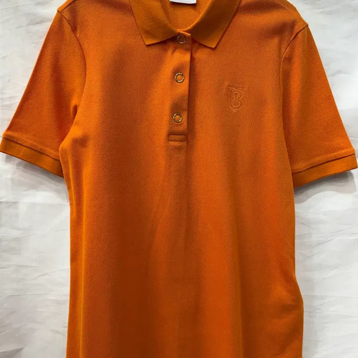 [BUNJANG] Burberry Orange Polo Shirt / 버버리 오렌지 카라티 S/55~66(정품)