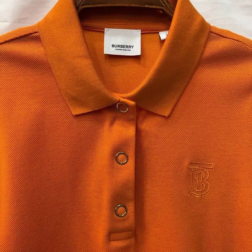 [BUNJANG] Burberry Orange Polo Shirt / 버버리 오렌지 카라티 S/55~66(정품)