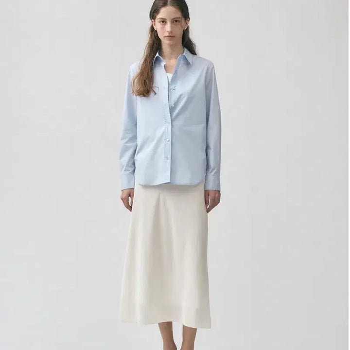 [BUNJANG] Elroju Essential Standard Shirt Blue M / 엘로주 에센셜 스탠다드 셔츠 블루 M 완전새상품