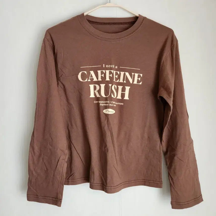 [SOLD OUT] 브라운 긴팔 티셔츠 새상품