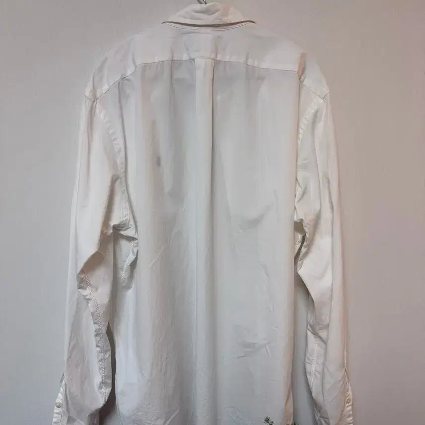 [BUNJANG] Polo Ralph Lauren White Overshirt / 폴로랄트로렌 오버셔츠
