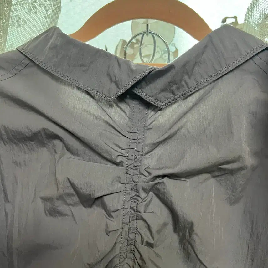 [BUNJANG] Bonispax Gray Short Sleeve Shirt Dress / Bonispax 회색 반팔 셔츠 원피스