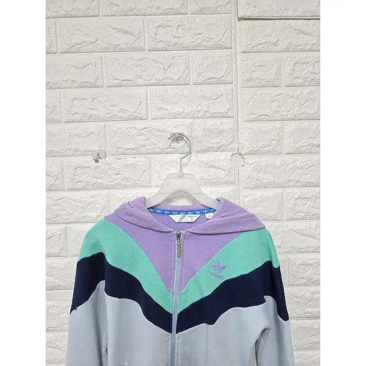[BUNJANG] Adidas Europa Firebird Hooded Zip-Up Jacket / M 아디다스 파스텔톤 유로파 파이어버드 후드집업 C985