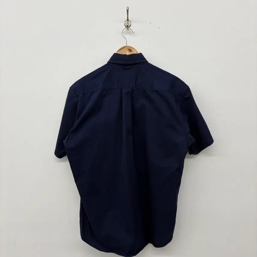 [SOLD OUT] 타미힐피거 네이비 반팔 셔츠 남성XL