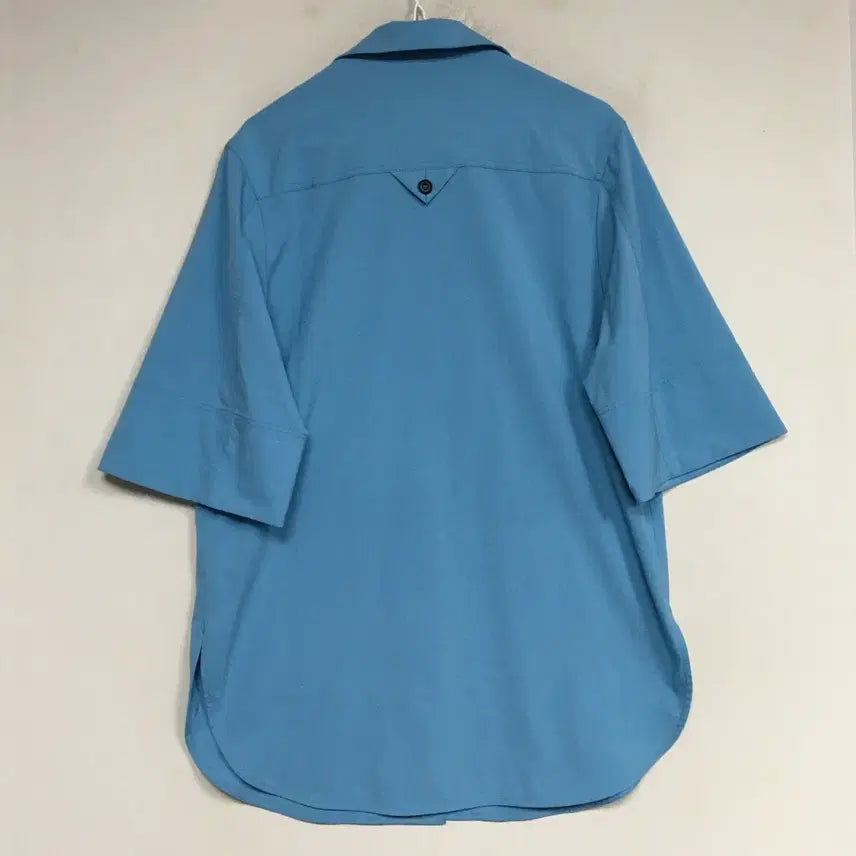 [BUNJANG] Low Classic Solid Color Shirt Blouse - M / 로우클래식 단색 셔츠 블라우스 M