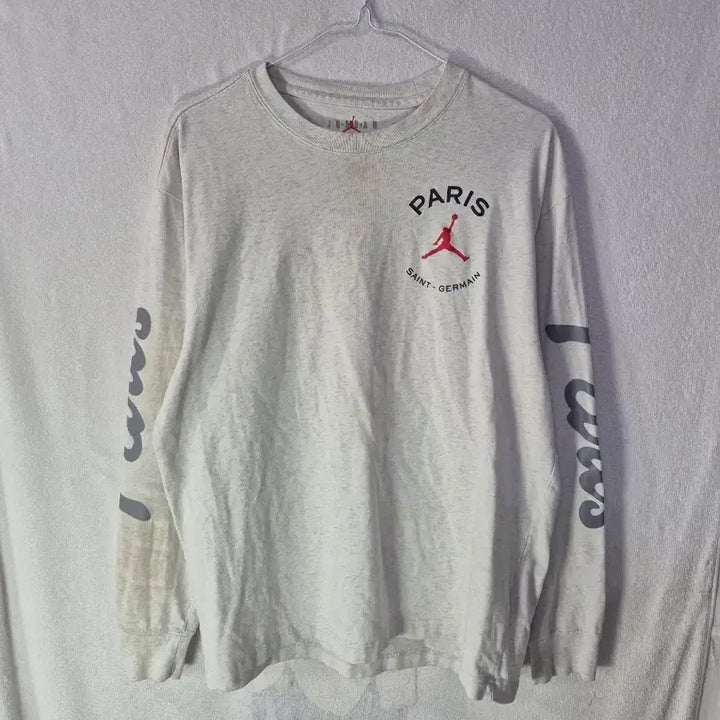 [SOLD OUT] L 조던 연회색 긴팔 티셔츠