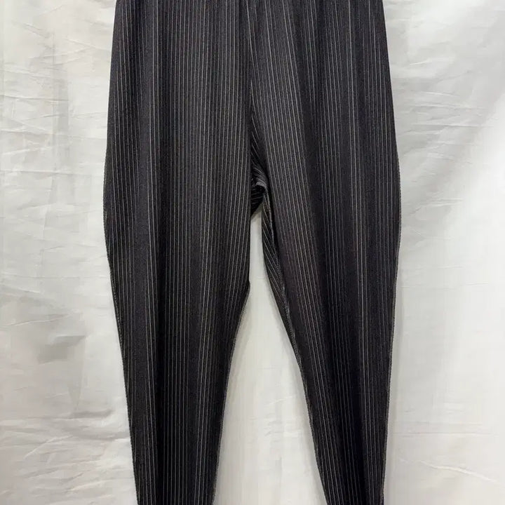 [BUNJANG] Pleats Please Issey Miyake Black Striped Pants / 플리츠플리즈 이세이미야케 블랙 스트라이프 팬츠3사이즈(정품)  허리단면3
