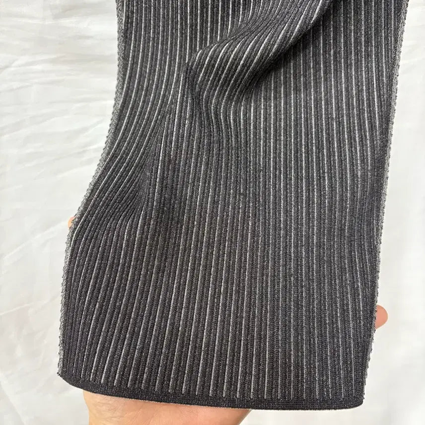 [BUNJANG] Pleats Please Issey Miyake Black Striped Pants / 플리츠플리즈 이세이미야케 블랙 스트라이프 팬츠3사이즈(정품)  허리단면3