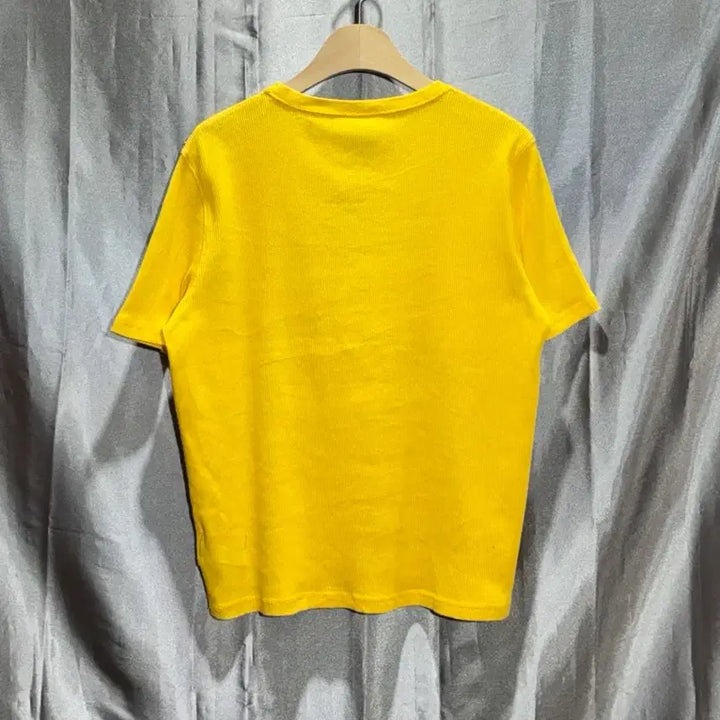 [BUNJANG] Polo Ralph Lauren Mini Logo Yellow Knit Short Sleeve / M 폴로랄프로렌 RL 미니로고 옐로우 니트 반팔