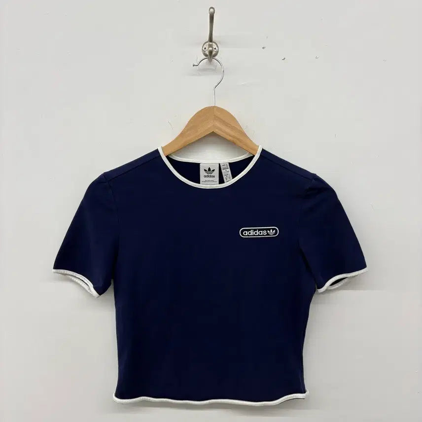 [BUNJANG] Adidas Navy Crop T-shirt (Women&