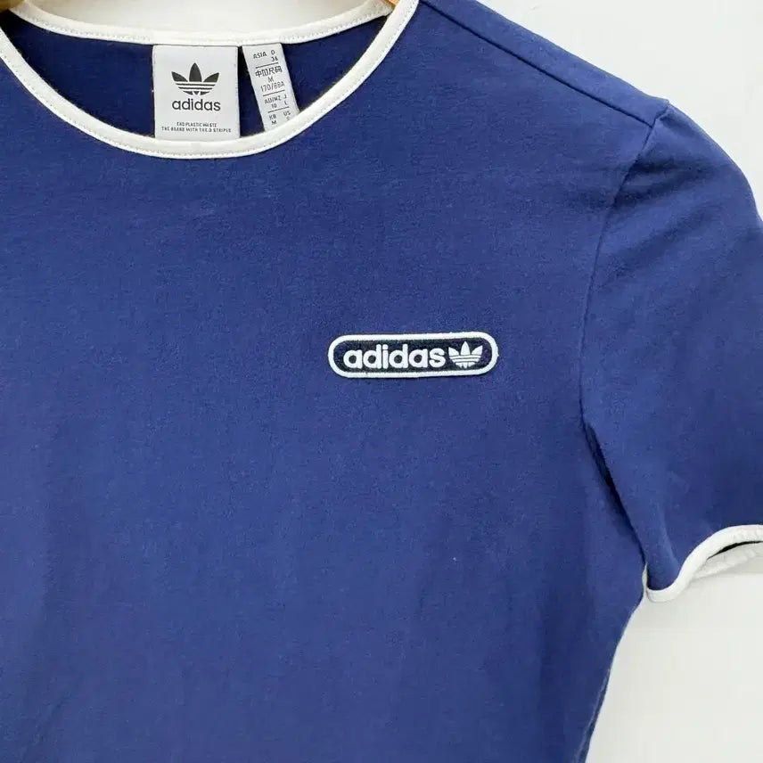 [BUNJANG] Adidas Navy Crop T-shirt (Women&