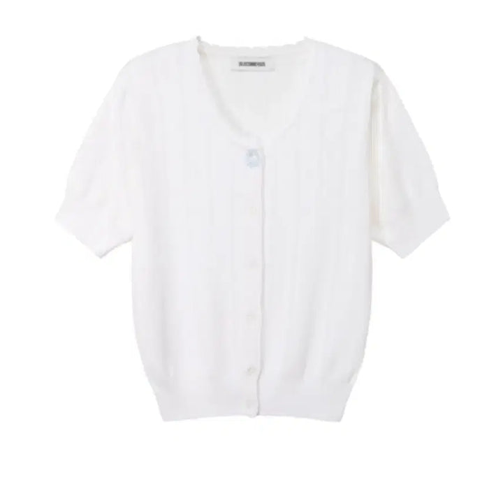 [BUNJANG] JOLIECOMMEVOUS White Knit Cardigan and Tank Top Set / 졸리꼼부 화이트 니트 가디건+탑 나시 세트 (프리=xs~M)새상품