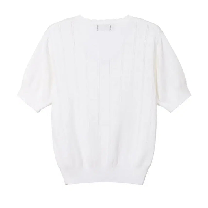[BUNJANG] JOLIECOMMEVOUS White Knit Cardigan and Tank Top Set / 졸리꼼부 화이트 니트 가디건+탑 나시 세트 (프리=xs~M)새상품