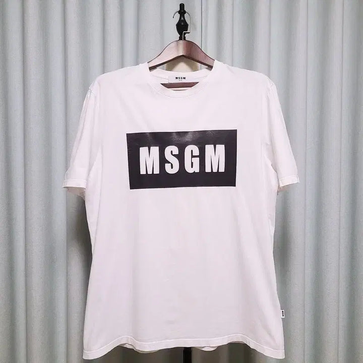 [BUNJANG] MSGM Logo Print T-Shirt / MSGM 로고 프린트 티셔츠